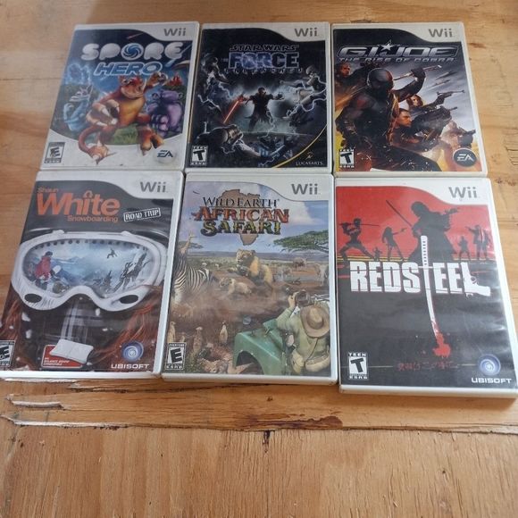 WII Other - BUNDLE (6) WII GAMES